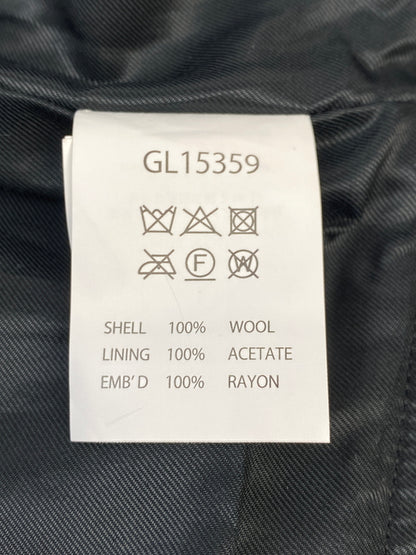 【中古品】【メンズ】 GOLD ゴールド WOOL MELTON SOUVENIRJACKET WHITE EAGLE EXCLUSIVE GL15359 ウールメルトンスーベニアジャケット アウター 145-260701-yn-24-min サイズ：L カラー：ブラック 万代Net店
