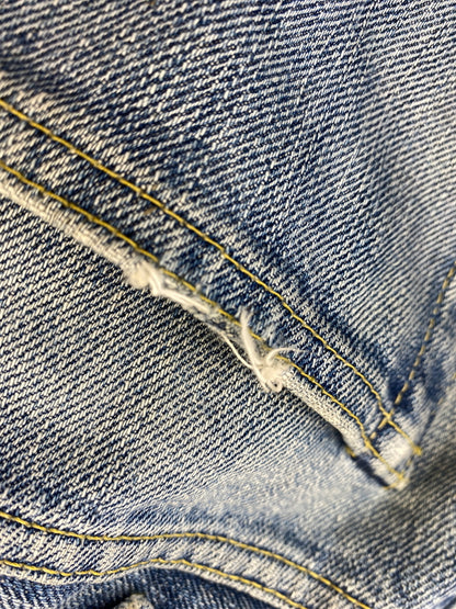 【中古品】【メンズ】 LEVI'S リーバイス 90S 日本製 702 DENIM PANTS 90年代 デニムパンツ メンズ ボトムス 157-260706-KS-16-min サイズ：W31 L36 カラー：ブルー 万代Net店