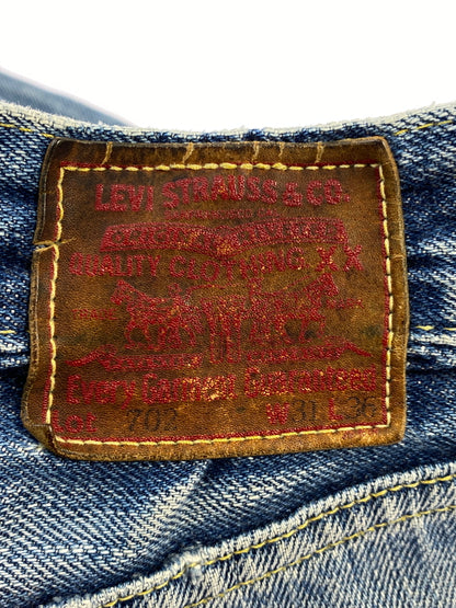 【中古品】【メンズ】 LEVI'S リーバイス 90S 日本製 702 DENIM PANTS 90年代 デニムパンツ メンズ ボトムス 157-260706-KS-16-min サイズ：W31 L36 カラー：ブルー 万代Net店