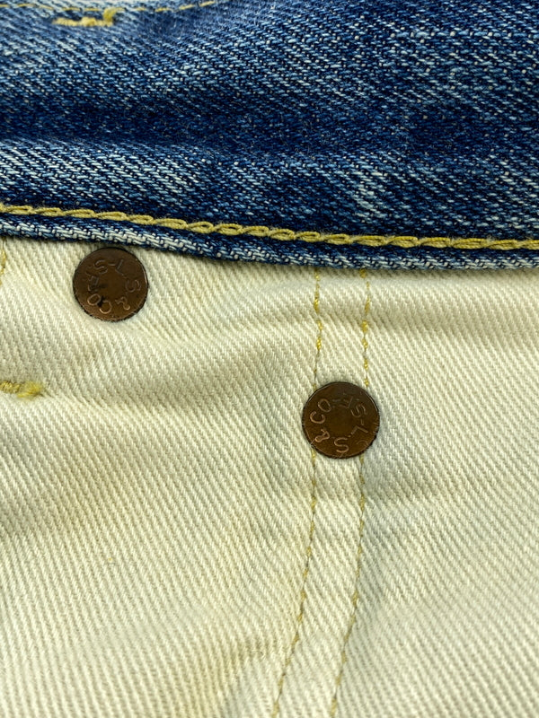 【中古品】【メンズ】 LEVI'S リーバイス 90S 日本製 702 DENIM PANTS 90年代 デニムパンツ メンズ ボトムス 157-260706-KS-16-min サイズ：W31 L36 カラー：ブルー 万代Net店