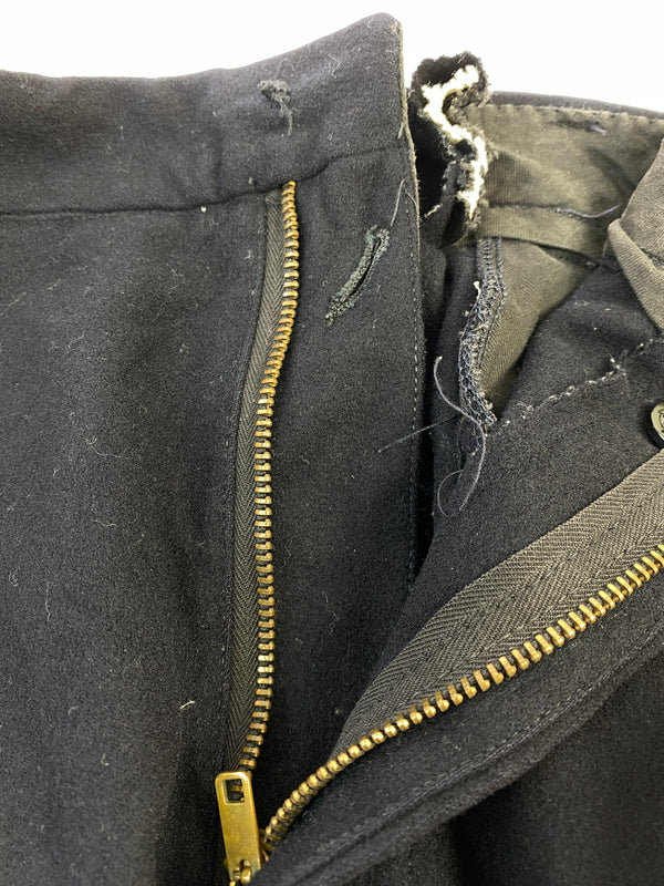 【現状渡し品】【メンズ】 U.S.NAVY ユーエス・ネイビー 40-50S WOOL SAILOR PANTS 1940年代～1950年代 ウール セーラーパンツ メンズ ボトムス 157-260706-KS-18-min カラー：ブラック 万代Net店