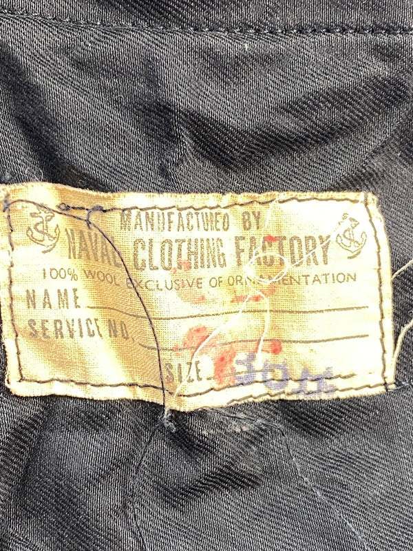 【現状渡し品】【メンズ】 U.S.NAVY ユーエス・ネイビー 40-50S WOOL SAILOR PANTS 1940年代～1950年代 ウール セーラーパンツ メンズ ボトムス 157-260706-KS-18-min カラー：ブラック 万代Net店
