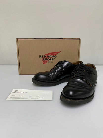 【中古品】【メンズ】 RED WING レッドウィング POSTMAN OXFORD 101 ポストマン オックスフォード 靴 164-260701-yn-06-min サイズ：25.5cm カラー：ブラック 万代Net店