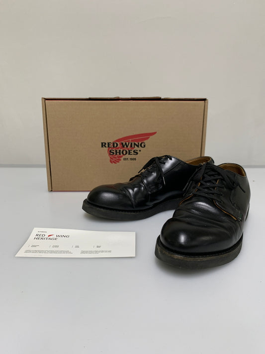 【中古品】【メンズ】 RED WING レッドウィング POSTMAN OXFORD 101 ポストマン オックスフォード 靴 164-260701-yn-06-min サイズ：25.5cm カラー：ブラック 万代Net店