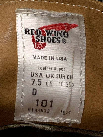 【中古品】【メンズ】 RED WING レッドウィング POSTMAN OXFORD 101 ポストマン オックスフォード 靴 164-260701-yn-06-min サイズ：25.5cm カラー：ブラック 万代Net店