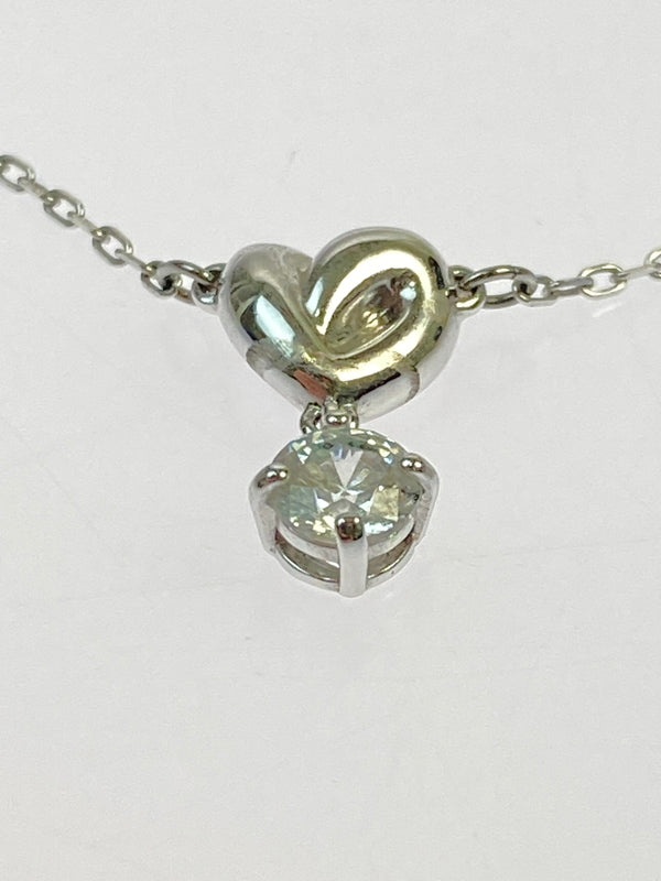 【中古品】【レディース】 SWAROVSKI スワロフスキー HEART MOTIF NECKLESS ハート モチーフ ネックレス レディース アクセサリー ペンダント 193-260702-hu-04-min カラー：シルバー 万代Net店