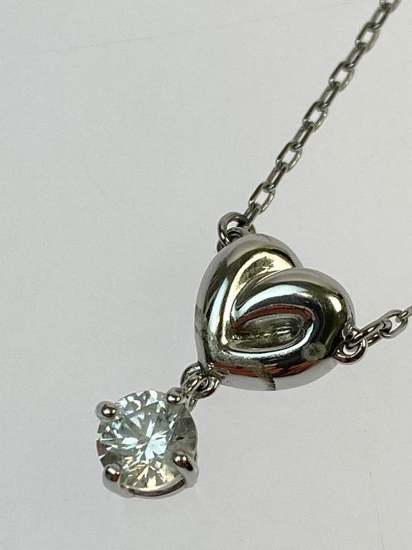 【中古品】【レディース】 SWAROVSKI スワロフスキー HEART MOTIF NECKLESS ハート モチーフ ネックレス レディース アクセサリー ペンダント 193-260702-hu-04-min カラー：シルバー 万代Net店