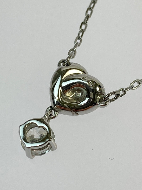 【中古品】【レディース】 SWAROVSKI スワロフスキー HEART MOTIF NECKLESS ハート モチーフ ネックレス レディース アクセサリー ペンダント 193-260702-hu-04-min カラー：シルバー 万代Net店