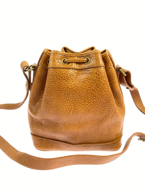 【中古品】【レディース】 RALPH LAUREN ラルフローレン 巾着ショルダーバッグ レディース 188-260702-hu-10-min カラー：ブラウン 万代Net店