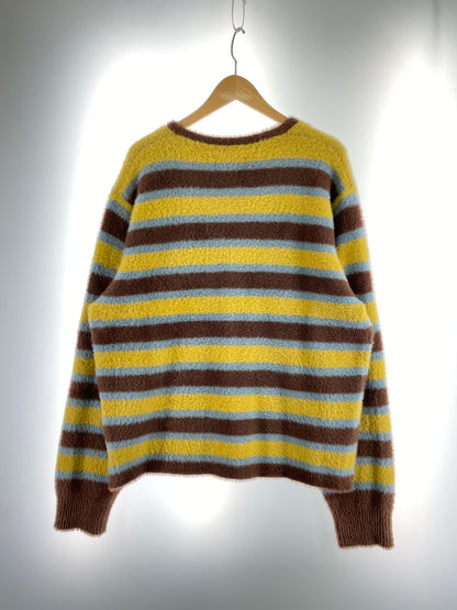 【中古品】【メンズ】 STUSSY ステューシー SHAGGY CARDIGAN シャギーカーディガン トップス 142-260701-yn-15-min サイズ：L カラー：ライトブルー/ブラウン/イエロー 万代Net店