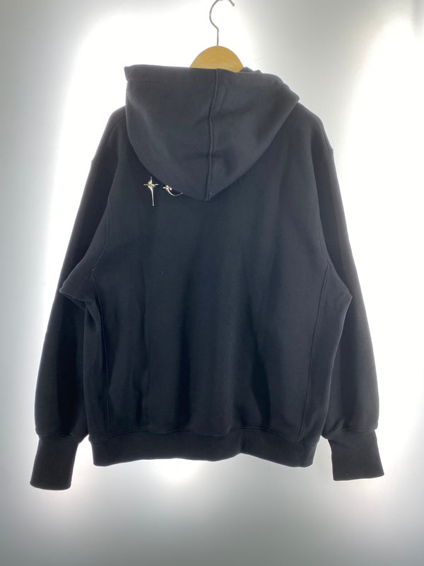 【中古品】【メンズ】 THUG CLUB サグクラブ LOGO PULLOVER HOODIE TC23TS0702 ロゴ プルオーバーフーディー パーカー トップス 142-260701-yn-16-min サイズ：3 カラー：ブラック 万代Net店