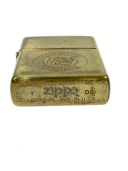 【中古品】【メンズ】 ZIPPO ジッポ 阪神タイガース オイルライター 喫煙グッズ 206-260702-hu-07-min カラー：ゴールド 万代Net店