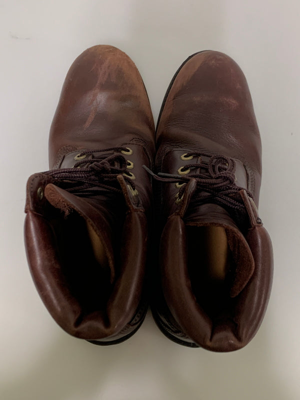 【現状渡し品】【メンズ】 TIMBERLAND ティンバーランド 6INCH PREMIUM BOOTS 6559A 6インチ プレミアム ブーツ 靴 163-260701-yn-03-min サイズ：9 1/2 W カラー：ブラウン系 万代Net店
