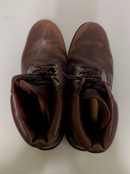 【現状渡し品】【メンズ】 TIMBERLAND ティンバーランド 6INCH PREMIUM BOOTS 6559A 6インチ プレミアム ブーツ 靴 163-260701-yn-03-min サイズ：9 1/2 W カラー：ブラウン系 万代Net店