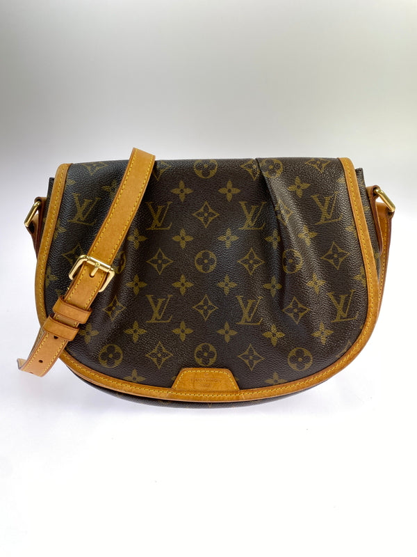【中古品】【メンズ】 LOUIS VUITTON ルイヴィトン モノグラム メニルモンタンPM M40474 DU0142 ショルダーバッグ カバン 179-260702-hu-15-min カラー：ブラウン系 万代Net店