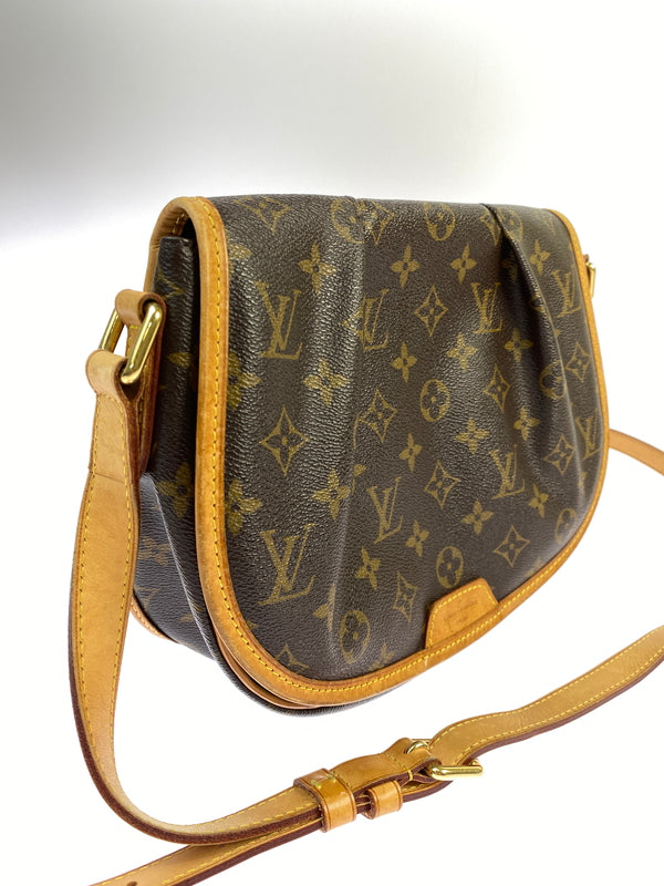 【中古品】【メンズ】 LOUIS VUITTON ルイヴィトン モノグラム メニルモンタンPM M40474 DU0142 ショルダーバッグ カバン 179-260702-hu-15-min カラー：ブラウン系 万代Net店