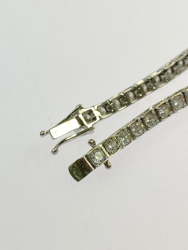 【中古品】【メンズ/レディース】 USED テニスブレスレット アクセサリー 193-260702-hu-05-min カラー：シルバー 万代Net店