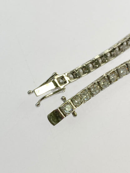 【中古品】【メンズ/レディース】 USED テニスブレスレット アクセサリー 193-260702-hu-05-min カラー：シルバー 万代Net店