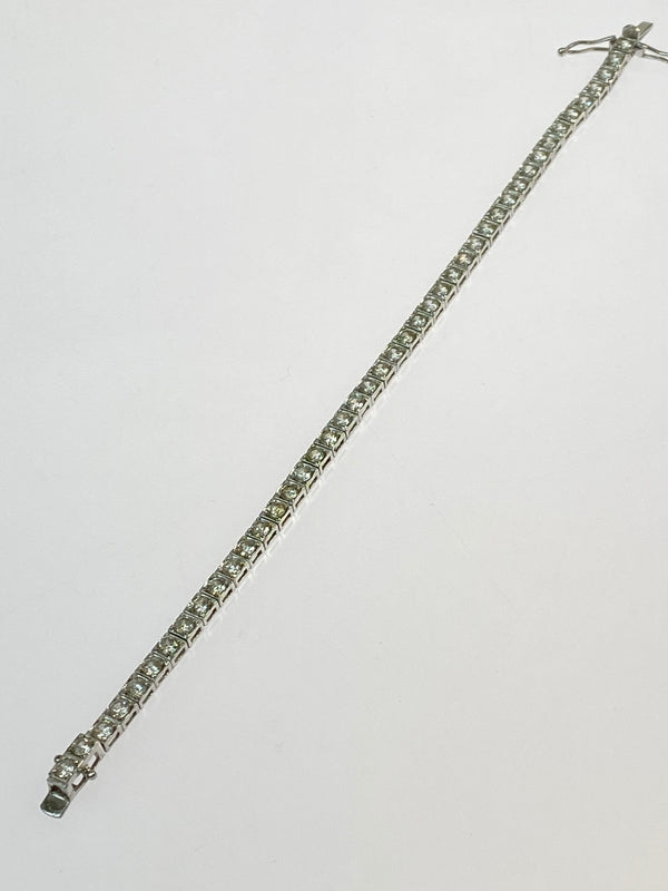 【中古品】【メンズ/レディース】 USED テニスブレスレット アクセサリー 193-260702-hu-05-min カラー：シルバー 万代Net店