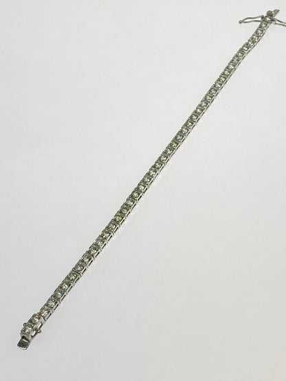 【中古品】【メンズ/レディース】 USED テニスブレスレット アクセサリー 193-260702-hu-05-min カラー：シルバー 万代Net店