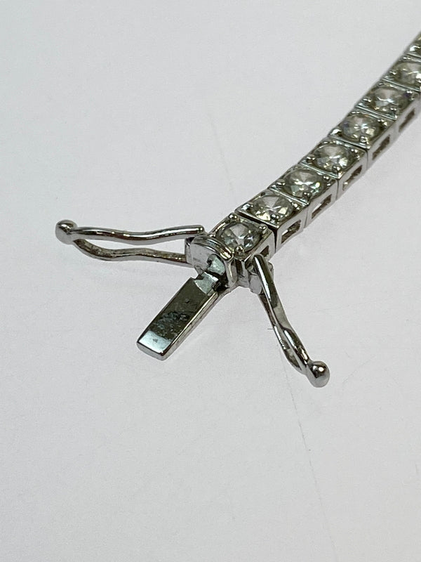 【中古品】【メンズ/レディース】 USED テニスブレスレット アクセサリー 193-260702-hu-05-min カラー：シルバー 万代Net店