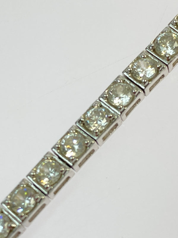 【中古品】【メンズ/レディース】 USED テニスブレスレット アクセサリー 193-260702-hu-05-min カラー：シルバー 万代Net店