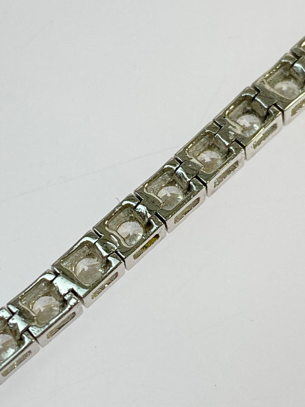 【中古品】【メンズ/レディース】 USED テニスブレスレット アクセサリー 193-260702-hu-05-min カラー：シルバー 万代Net店