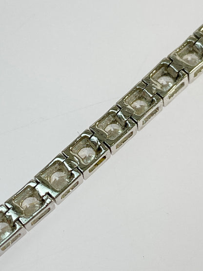 【中古品】【メンズ/レディース】 USED テニスブレスレット アクセサリー 193-260702-hu-05-min カラー：シルバー 万代Net店