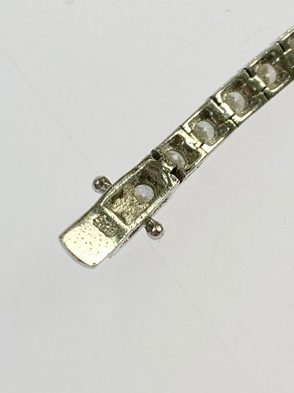 【中古品】【メンズ/レディース】 USED テニスブレスレット アクセサリー 193-260702-hu-05-min カラー：シルバー 万代Net店