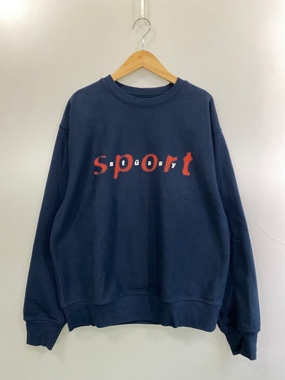 【中古品】【メンズ】 STUSSY ステューシー 1914998 DOT SPORT CREW ドットスポーツクルー 142-260630-zi-35-min サイズ：L カラー：ネイビー 万代Net店