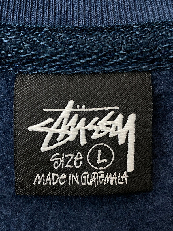 【中古品】【メンズ】 STUSSY ステューシー 1914998 DOT SPORT CREW ドットスポーツクルー 142-260630-zi-35-min サイズ：L カラー：ネイビー 万代Net店
