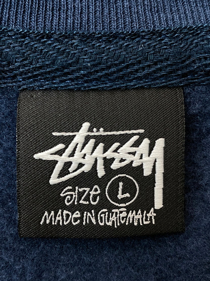 【中古品】【メンズ】 STUSSY ステューシー 1914998 DOT SPORT CREW ドットスポーツクルー 142-260630-zi-35-min サイズ：L カラー：ネイビー 万代Net店
