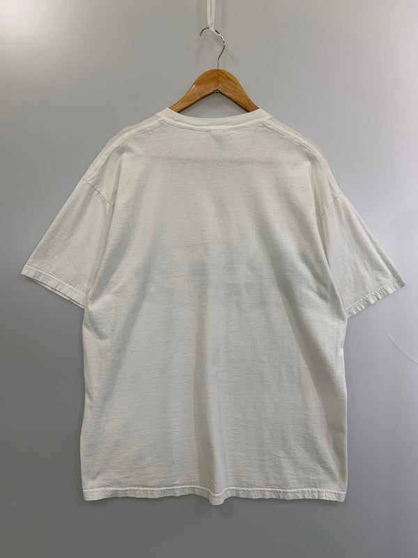 【中古品】【メンズ】 DR.SEUSS ドクター・スース 90S PRINT TEE ショートスリーブ 半袖Tシャツ ヴィンテージ 146-260711-AS-15-min サイズ：L カラー：ホワイト 万代Net店