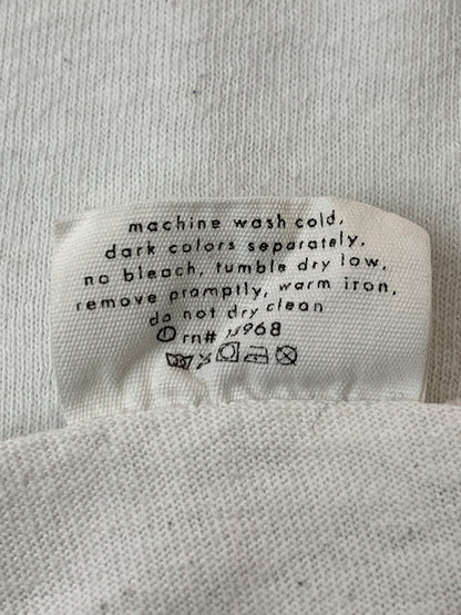 【現状渡し品】【メンズ】 CALVIN KLEIN カルバンクライン EYEWEAR 90S LOGO TEE ショートスリーブ 半袖Tシャツ ヴィンテージ 141-260711-AS-14-min サイズ：L カラー：ホワイト 万代Net店