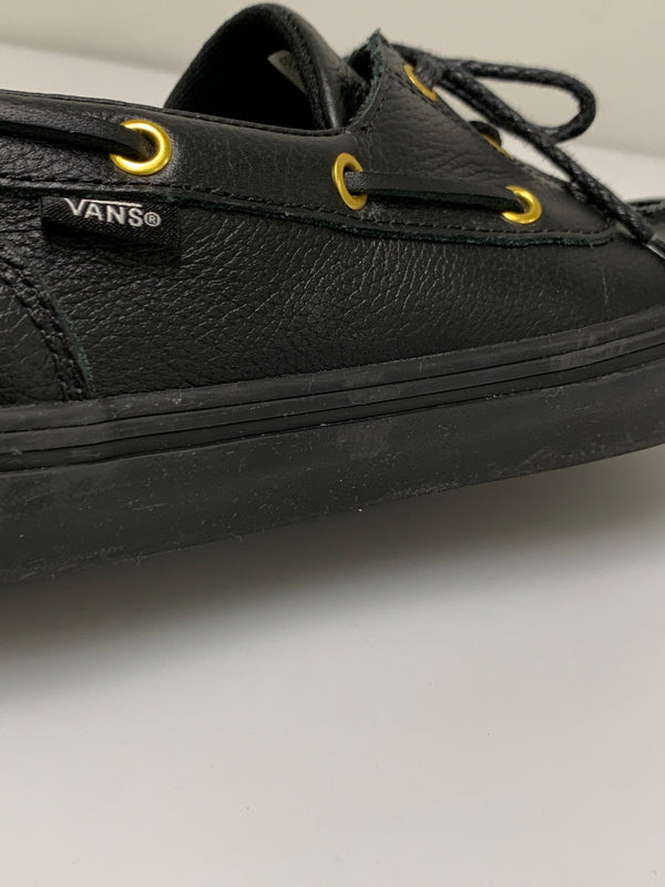 【中古品】【メンズ】 VANS バンズ 2 EYELET 507698 アイレット デッキシューズ 靴 163-260701-yn-01-min サイズ：27.5cm カラー：ブラック 万代Net店
