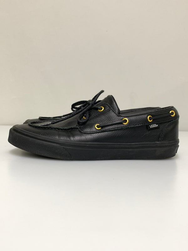 【中古品】【メンズ】 VANS バンズ 2 EYELET 507698 アイレット デッキシューズ 靴 163-260701-yn-01-min サイズ：27.5cm カラー：ブラック 万代Net店