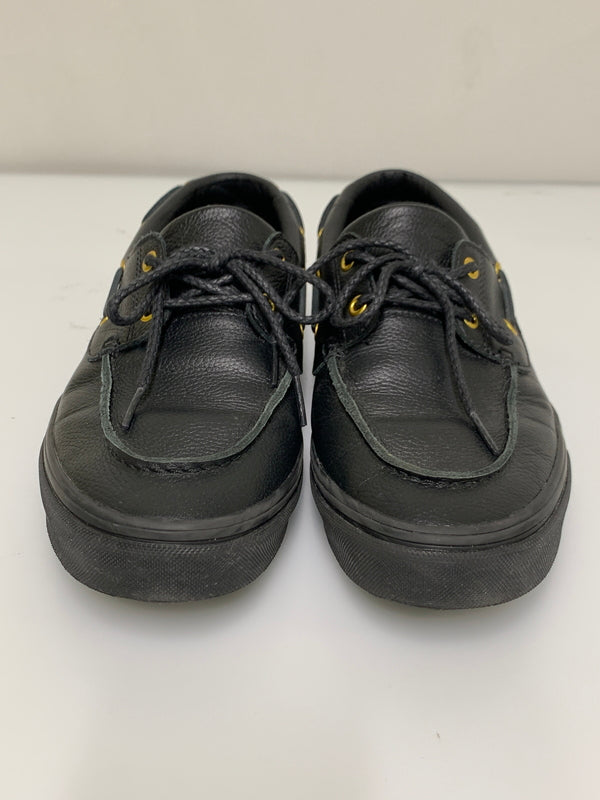 【中古品】【メンズ】 VANS バンズ 2 EYELET 507698 アイレット デッキシューズ 靴 163-260701-yn-01-min サイズ：27.5cm カラー：ブラック 万代Net店