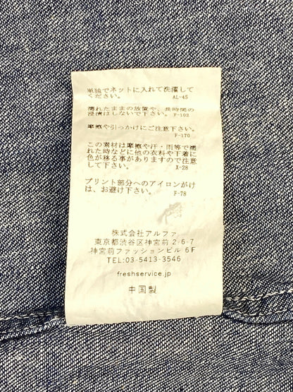 【中古品】【メンズ】 FRESHSERVICE フレッシュサービス LIGHT DENIM SHIRT ライト デニム シャツ FSC252-50046 メンズ 半袖シャツ 140-260703-hu-04-min サイズ：M カラー：インディゴ 万代Net店