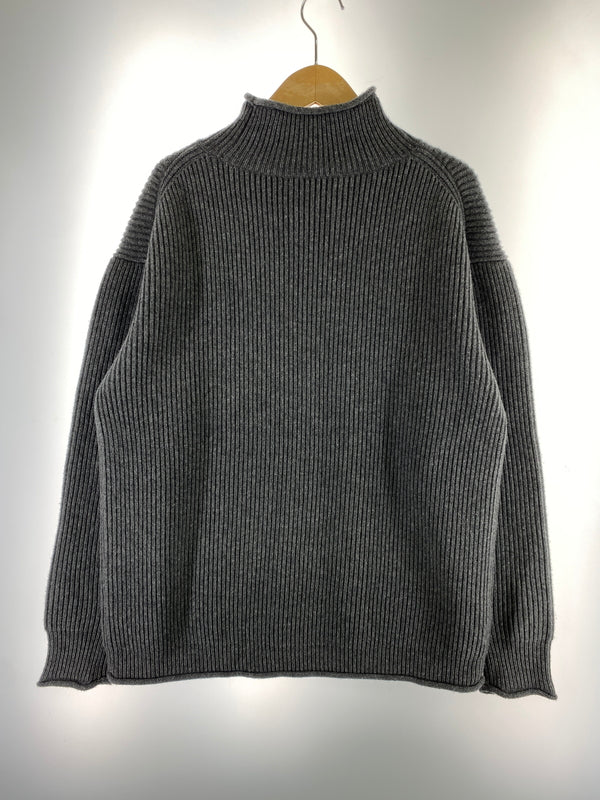 【中古品】【メンズ】 EDDIE BAUER エディー バウアー WOOL SWEATER ウール セーター EB0102-M1010 メンズ ニット トップス 144-260703-hu-12-min サイズ：XL カラー：グレー 万代Net店