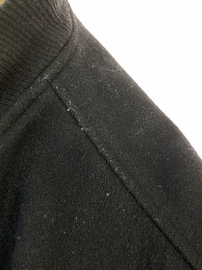 【現状渡し品】【メンズ】 SAXON サクソン WOOL STADIUM JACKET ウール スタジアム ジャケット メンズ アウター スタジャン 146-260703-hu-17-min サイズ：L カラー：ブラック 万代Net店