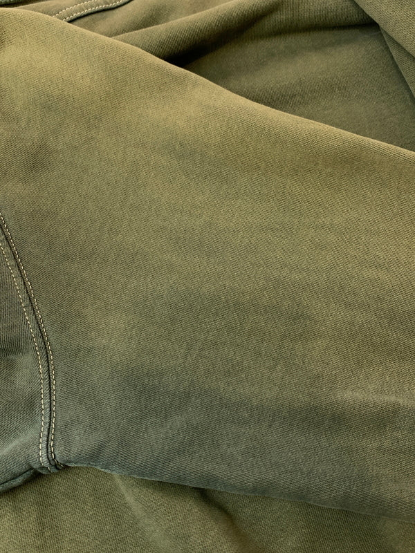 【現状渡し品】【メンズ】 ACNE STUDIOS アクネストゥディオズ LOGO HOODIE ロゴフーディ 141-260630-zi-04-min サイズ：XS カラー：グリーンカーキ 万代Net店