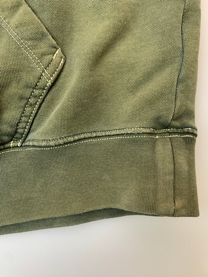 【現状渡し品】【メンズ】 ACNE STUDIOS アクネストゥディオズ LOGO HOODIE ロゴフーディ 141-260630-zi-04-min サイズ：XS カラー：グリーンカーキ 万代Net店