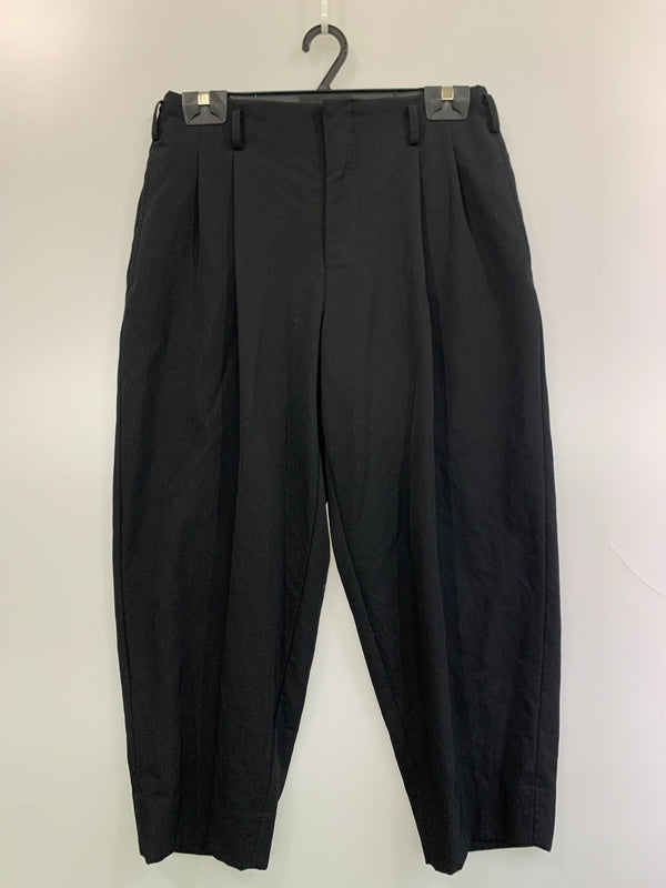 【中古品】【メンズ】 COMME DES GARCONS HOMME PLUS コムデギャルソンオムプリュス PZ-P009 ウールギャバ2タックスラックス 151-260630-zi-21-min サイズ：XS カラー：ブラック 万代Net店
