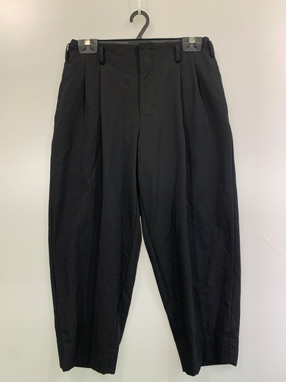 【中古品】【メンズ】 COMME DES GARCONS HOMME PLUS コムデギャルソンオムプリュス PZ-P009 ウールギャバ2タックスラックス 151-260630-zi-21-min サイズ：XS カラー：ブラック 万代Net店