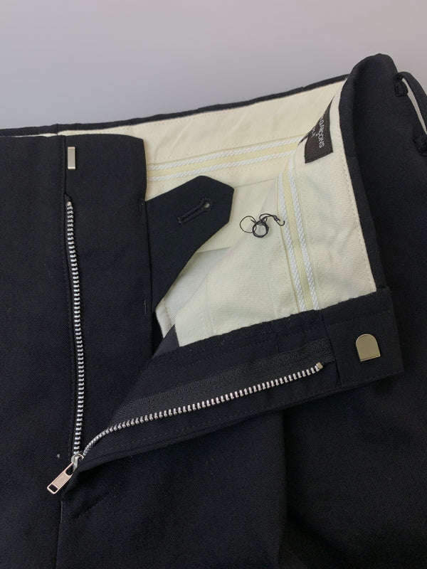【中古品】【メンズ】 COMME DES GARCONS HOMME PLUS コムデギャルソンオムプリュス PZ-P009 ウールギャバ2タックスラックス 151-260630-zi-21-min サイズ：XS カラー：ブラック 万代Net店