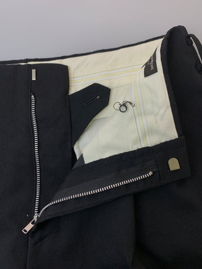 【中古品】【メンズ】 COMME DES GARCONS HOMME PLUS コムデギャルソンオムプリュス PZ-P009 ウールギャバ2タックスラックス 151-260630-zi-21-min サイズ：XS カラー：ブラック 万代Net店