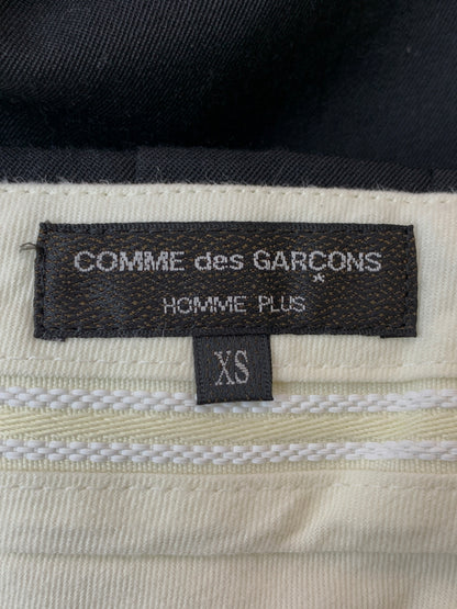 【中古品】【メンズ】 COMME DES GARCONS HOMME PLUS コムデギャルソンオムプリュス PZ-P009 ウールギャバ2タックスラックス 151-260630-zi-21-min サイズ：XS カラー：ブラック 万代Net店