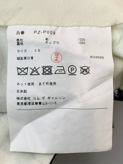 【中古品】【メンズ】 COMME DES GARCONS HOMME PLUS コムデギャルソンオムプリュス PZ-P009 ウールギャバ2タックスラックス 151-260630-zi-21-min サイズ：XS カラー：ブラック 万代Net店