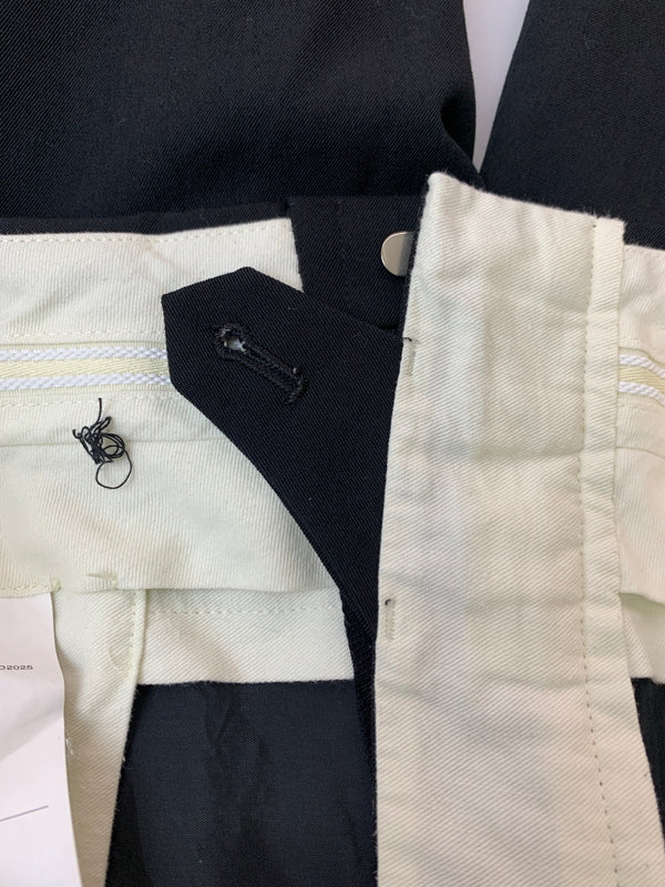 【中古品】【メンズ】 COMME DES GARCONS HOMME PLUS コムデギャルソンオムプリュス PZ-P009 ウールギャバ2タックスラックス 151-260630-zi-21-min サイズ：XS カラー：ブラック 万代Net店
