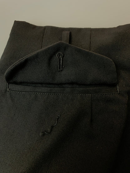 【中古品】【メンズ】 COMME DES GARCONS HOMME PLUS コムデギャルソンオムプリュス PZ-P009 ウールギャバ2タックスラックス 151-260630-zi-21-min サイズ：XS カラー：ブラック 万代Net店